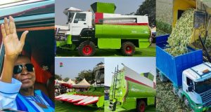 Apostle Safo Lunches Corn Harvester Machine at Kantanka Ghana Tech Expo 2023