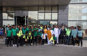 Pictures: Ghana’s Black Queens arrive in Ndola for crucial Olympic qualifier against Zambia