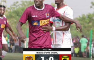 Asante Kotoko fall to Kwadwo Asamoah goal at Kpando