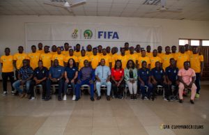 General Secretary Opens CAF Licence C Course in Prampram