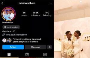 Marie Wiseborn embraces new identity: adopts husband’s surname across social media “Marie Bliss”