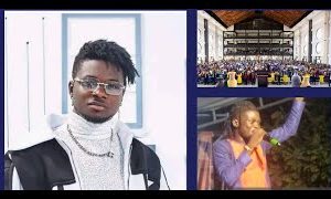 Kuami Eugene performs powerful Church Praise & Worship Songs at a Club
