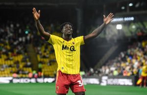 Ghanaian debutant Kwadwo Baah scores in Watford’s 5-0 EFL Cup triumph over MK Dons