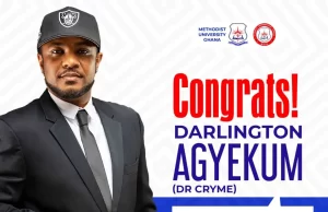 D. Cryme elected SRC president of Methodist University Ghana