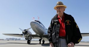 D-Day veteran “Papa Jake” Larson who became TikTok star dies aged 102 | US News