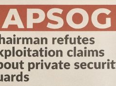 APSOG Chairman Refutes Claims Of Exploitation In Private Security Sector