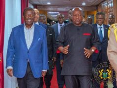 President Mahama arrives in Kenya for official visit