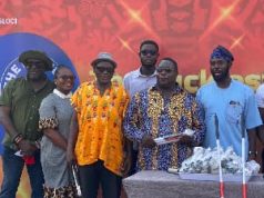 Luckiest Africa donates 1,000 white canes, laptops to Ghana Blind Union.