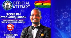 Ghanaian Educator Plans 40 Hour Mathematics Marathon for Guinness World Record
