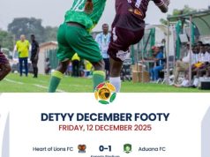 Premier League: Aduana FC go top after ending Heart of Lions’ unbeaten home run