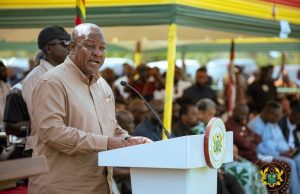 Mahama cuts sod for Ho Oxygen City project, promises equitable housing development