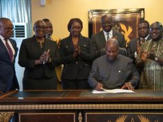 President Mahama signs Bill repealing COVID-19 Levy