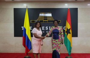 VP Opoku-Agyemang Reaffirms Ghana’s Commitment to Stronger Cooperation with Colombia