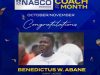 Army Ladies’ Benedictus Abane named NASCO coach of the month