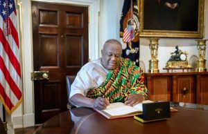 Ghana’s Ambassador to US Presents Credentials to President Trump