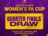 Women’s FA Cup quarterfinal draw set for Tuesday, February 10