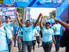 10th edition OmniBSIC Bank health walk draws thousands