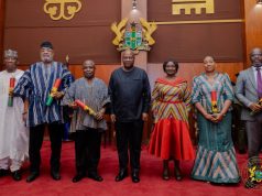 Vice president Jane Naana Opoku-Agyemang attends commissioning of ambassadors-designate