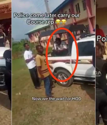 Course mates gets class rep arrested