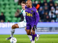 Andre Ayew celebrates NAC Breda’s back-to-back Eredivisie wins