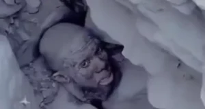 Galamsey Operator gets trapped in a rubble