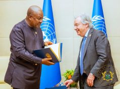 Mahama and UN Chief discuss African security at AU Summit