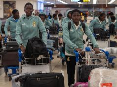 Black Princesses arrive in Ghana after victory over South Africa