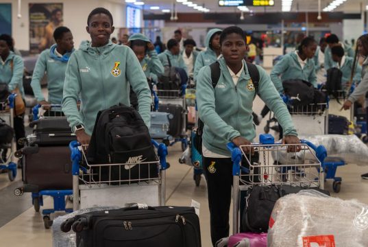 Black Princesses arrive in Ghana after victory over South Africa