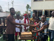 Morning Glory MCDC donates desks and chairs to Krowor Municipality schools ahead of anniversary