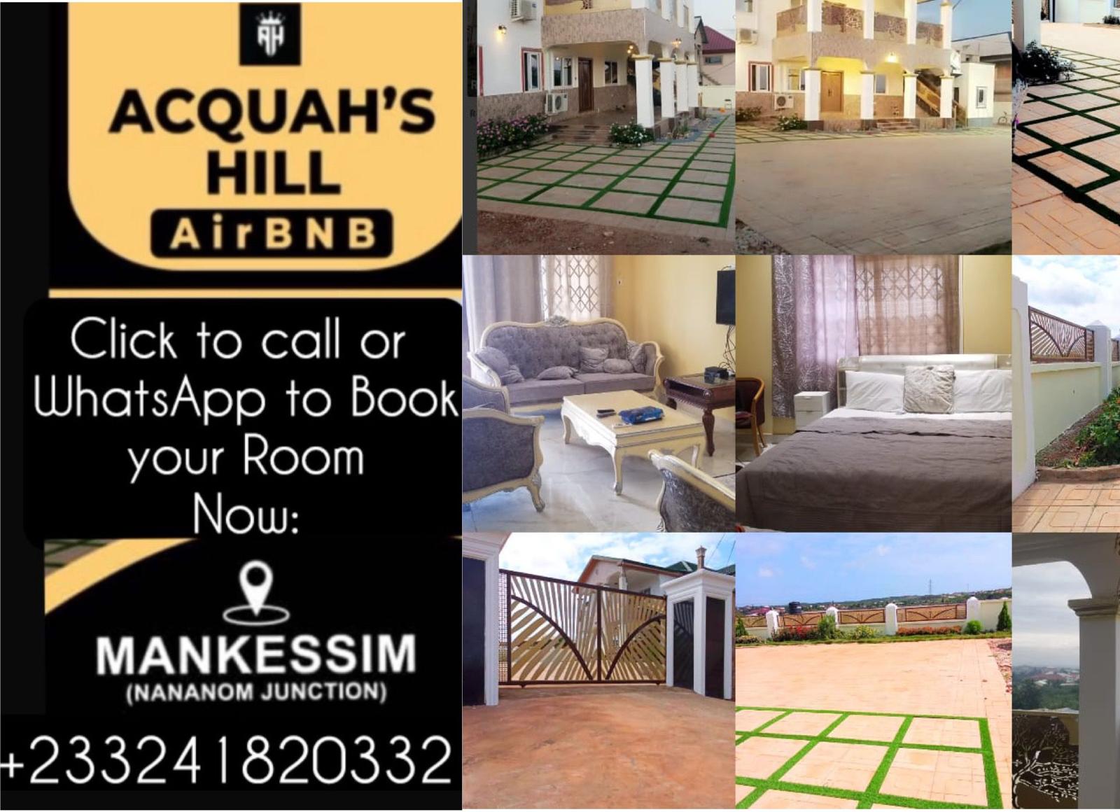 ACQUAH'S HILL AIR BNB, MANEKSSIM, CAPE CAOST, GHANA, WEST AFRICA
