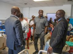 Otto Addo visits Greater Accra Regional Hospital