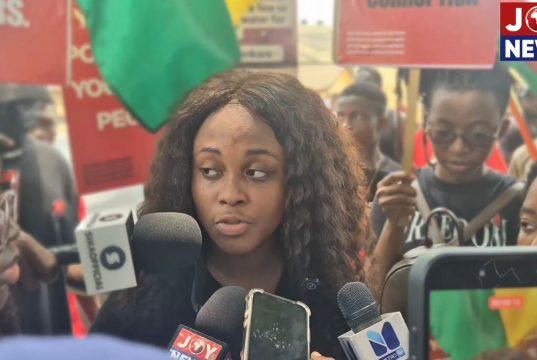 Protestors picket Interior Ministry, demand crackdown on galamsey networks