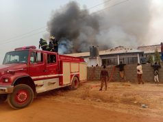 Fire guts Saboba Hospital’s Children Ward