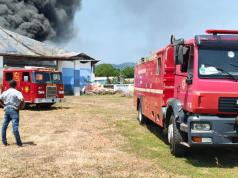 Fire guts Agatex Paint Factory in Ho
