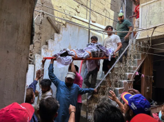 Gas explosion kills 13 in Pakistan’s Karachi, collapsing building