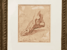 Newly discovered Michelangelo foot sketch sells for £16.9m