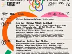 The Cure, Doja Cat, The xx, Gorillaz, Massive Attack, Addison Rae and My Bloody Valentine will headline Primavera Sound Barcelona 2026