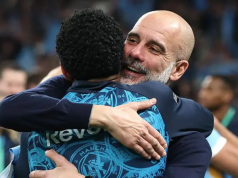 Guardiola’s dance of joy as Man City pile pressure on desolate Arsenal