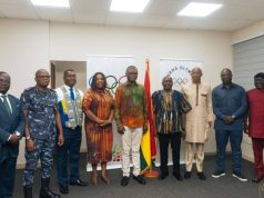 Sports and recreation minister visit Ghana Olympic Committee