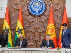 Ablakwa makes historic visit to Kyrgyzstan, signs key bilateral agreements.