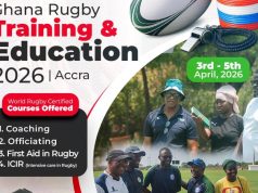 Ghana Rugby to host training and education programme in Accra