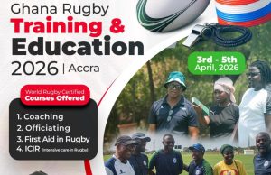 Ghana Rugby to host training and education programme in Accra