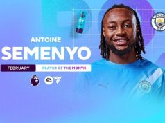 Antoine Semenyo wins February Player of the Month in Premier League
