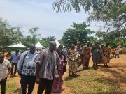 GREL inaugurates washroom facility for Eguafo Breman KG