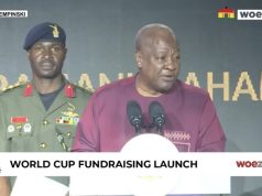 John Mahama on fans traveling to watch 2026 World Cup