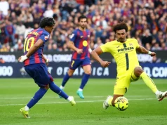Lamine Yamal hits first hat-trick in Barcelona win