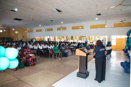 Prudential Bank empowers young women at Labone SHS through women empowerment series