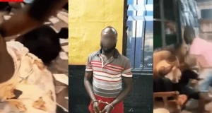 Man in viral video assaulting his baby mama arrested