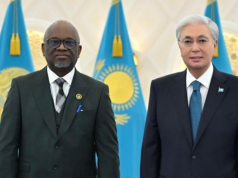 Dr Jehu-Appiah presents credentials to Kazakhstan President