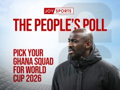 Select your 26-man Ghana World Cup squad with Joy Sports